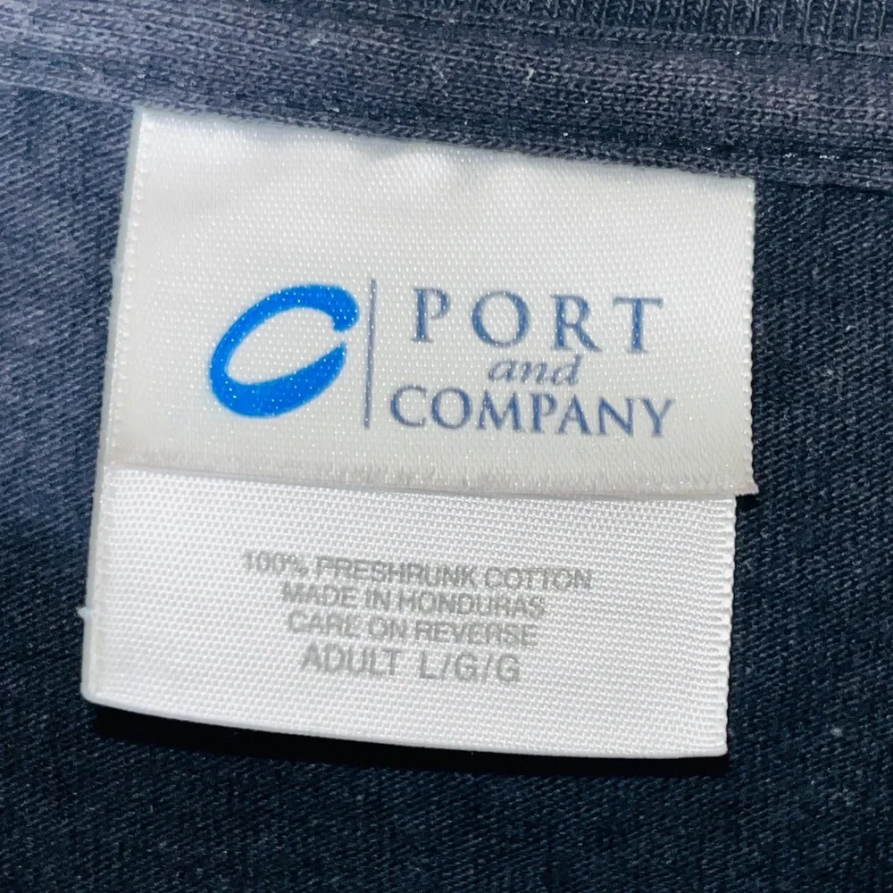 Purdue University Men’s Graphic T-Shirt‎ Black Large Port & Company College NCAA - Picture 4 of 4